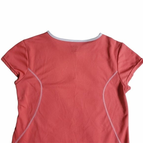 BCG Pink and White Short Sleeve Quarter Zip Athletic T Shirt sz M - Picture 6 of 11